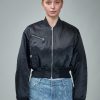 Bombers | Mugler Cropped Nylon Bomber