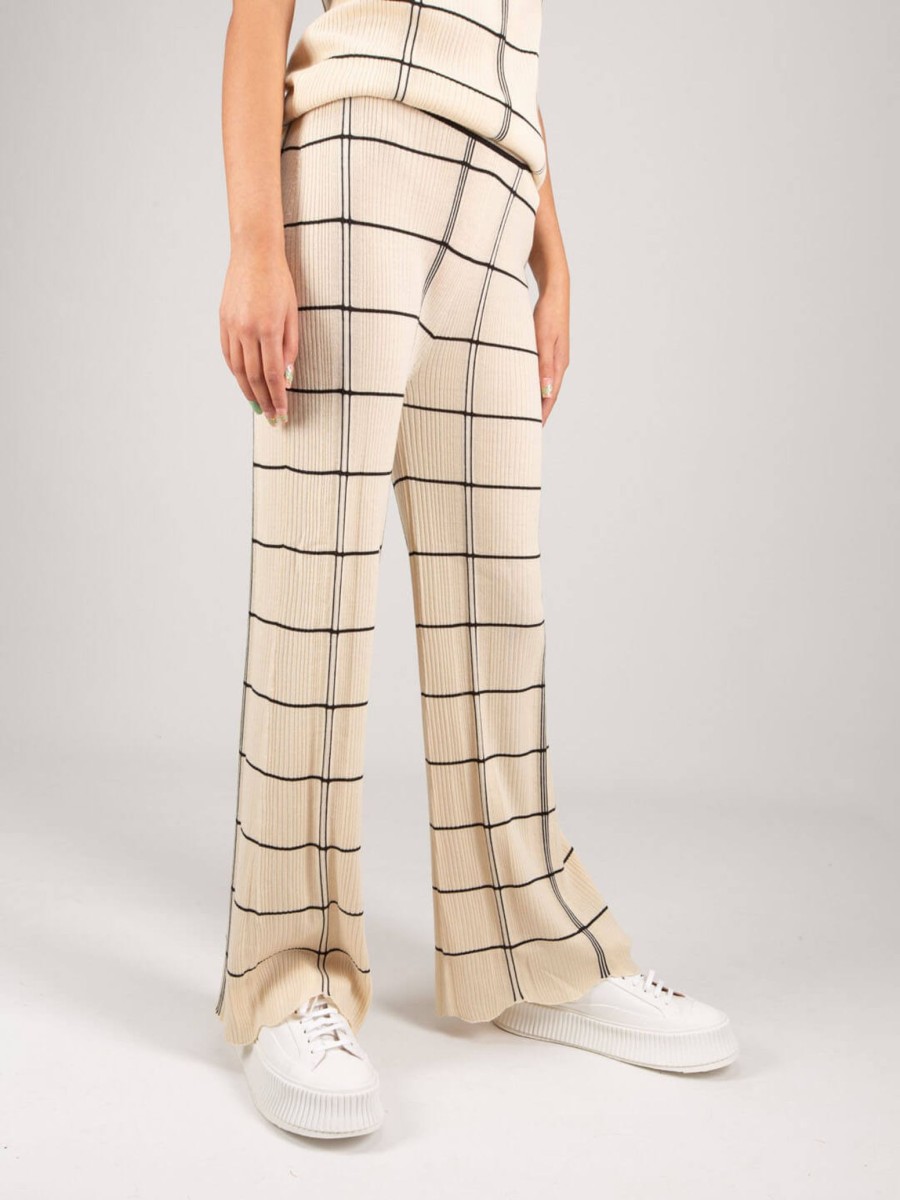 Broeken | Jil Sander Check Trouser Open