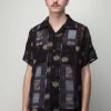 Overhemden | Needles S/S One-Up Shirt - Oriental Lame Jq