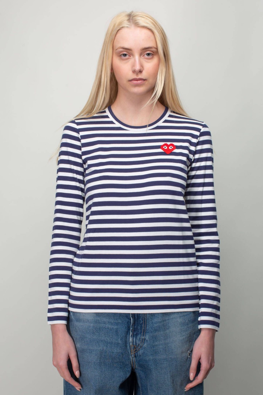 Longsleeves | PLAY Comme des Garçons Ladies T-Shirt Ls Knit