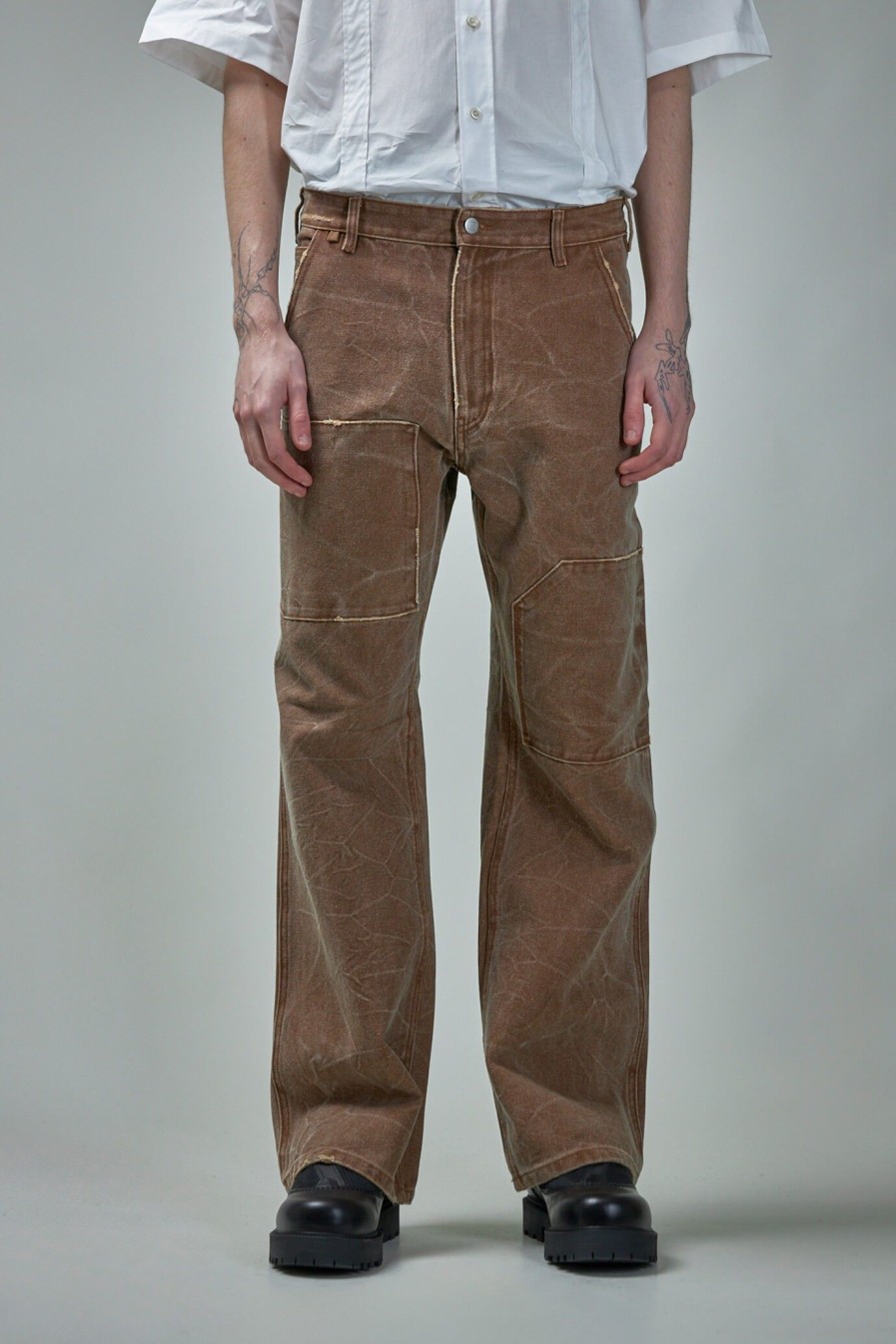 Broeken | Acne Studios Patch Canvas Trousers