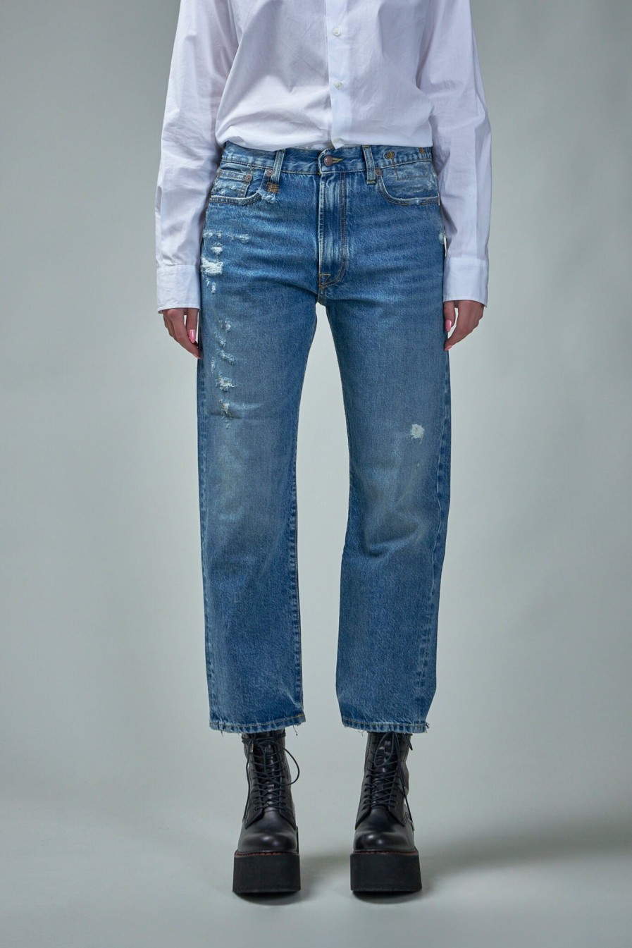 Jeans | R13 Boyfriend Bain Rips Jean