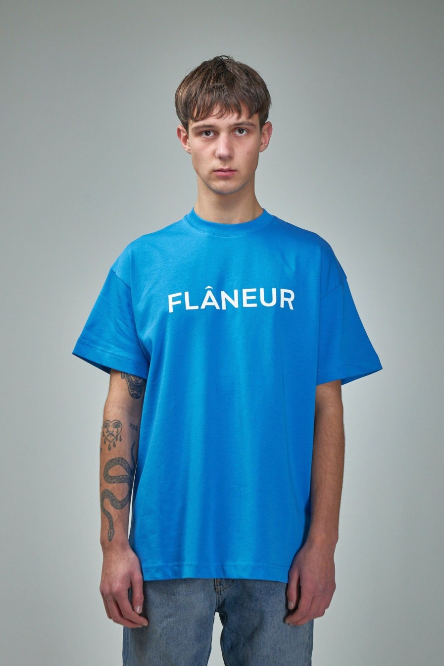 T-Shirts | FLÂNEUR Printed Logo T-Shirt