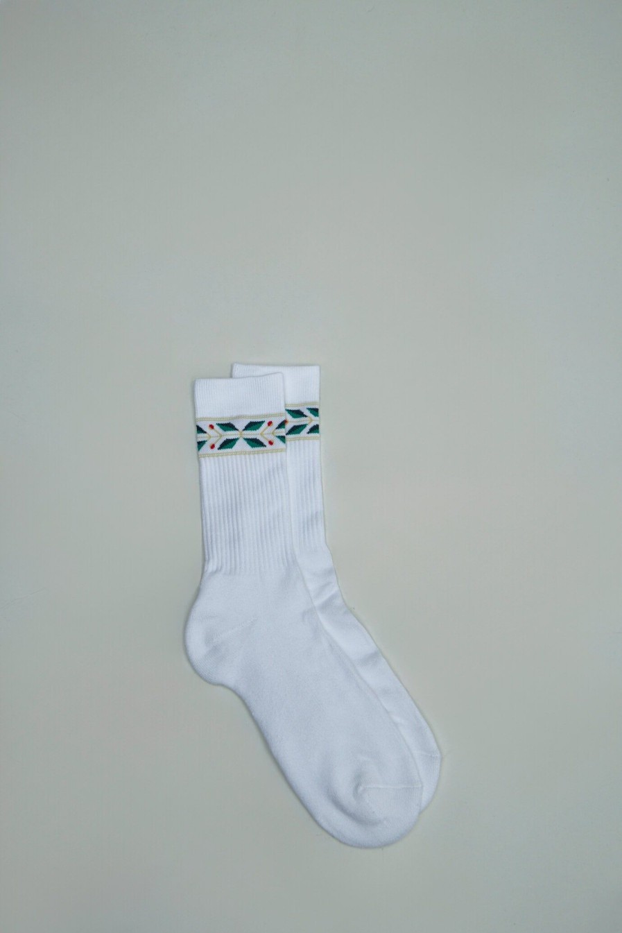 Sokken | Casablanca Ribbed Sport Sock Laurel