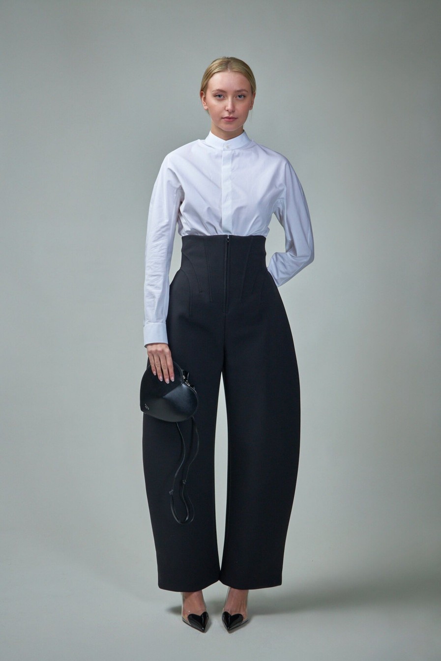 Broeken | Alaïa Corset Trouser Stretch Wool