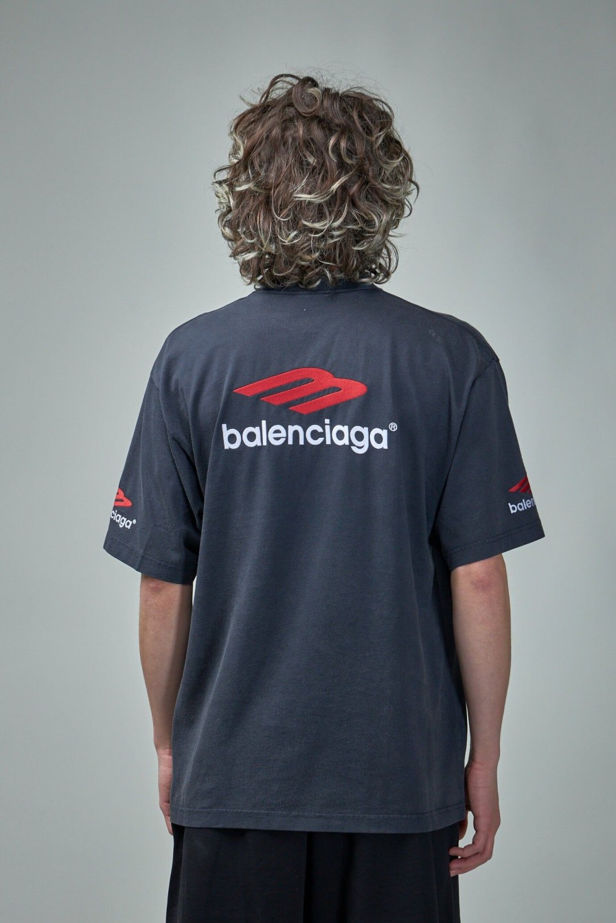 T-Shirts | Balenciaga 3B Sports Icon Medium Fit T-Shirt