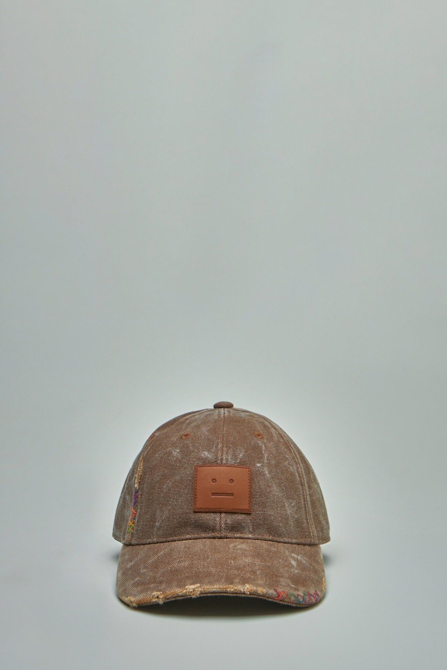 Hoeden | Acne Studios Leather Face Patch Cap