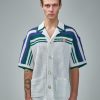 Overhemden | Casablanca Crochet Effect Tennis Shirt