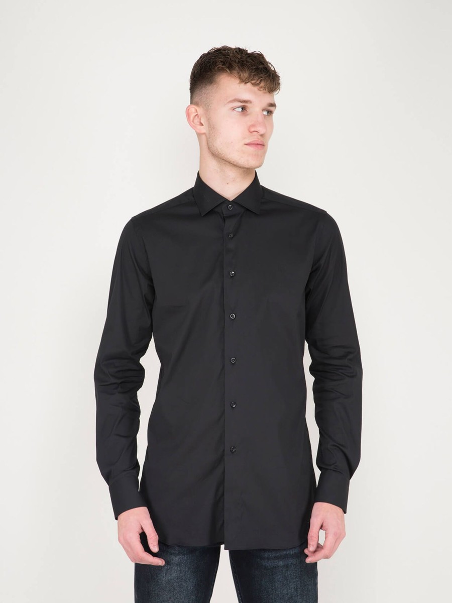 Overhemden | Xacus Business Tailor Fit Stretch Shirt