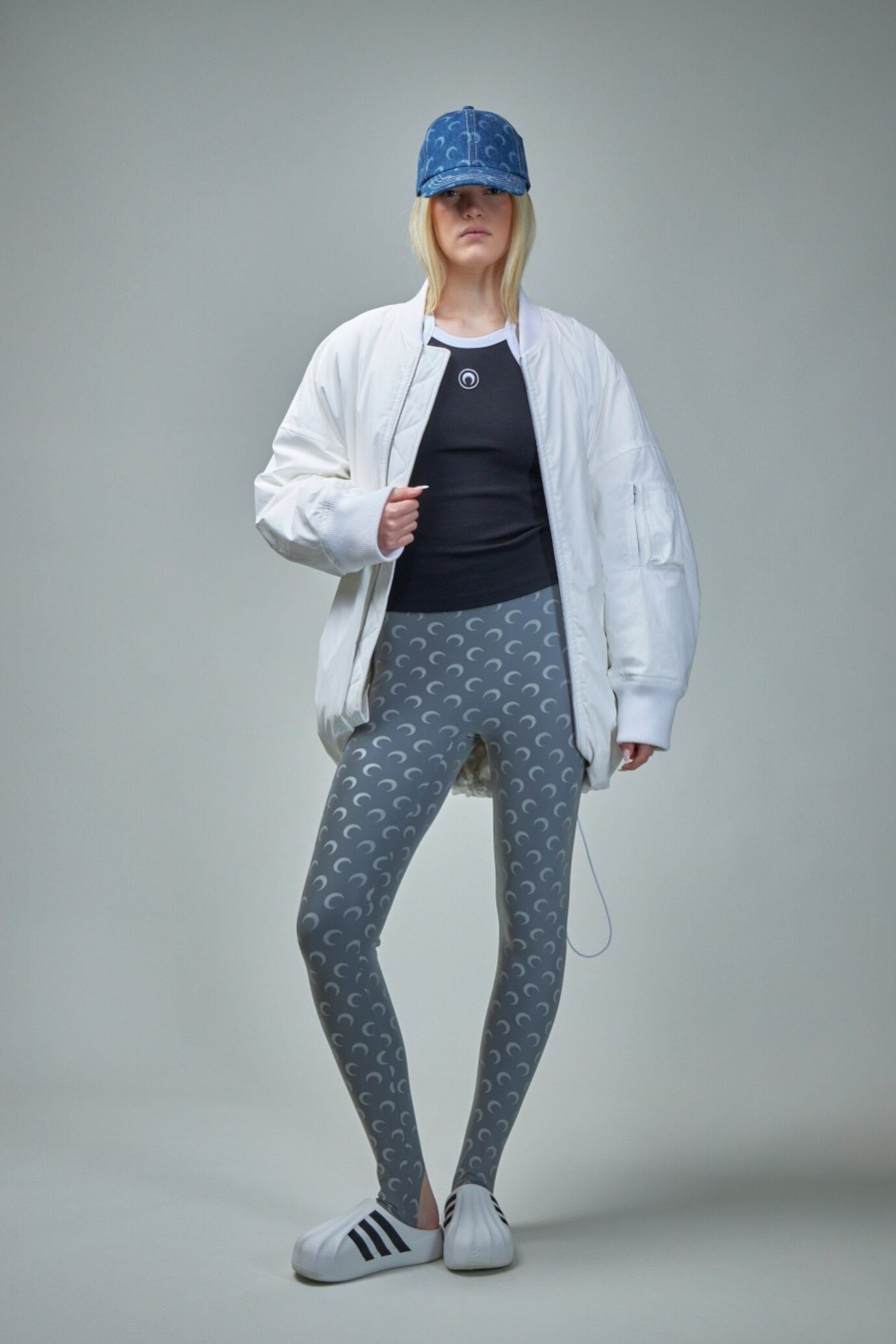 Leggings | Marine Serre Aom Reflective Jersey Leggings