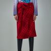 Rokken | Burberry by Daniel Lee Check Wool Skirt