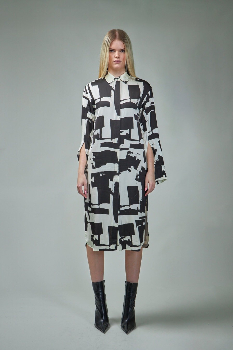 Jurken | DAY Birger et Mikkelsen Berry Graphic Collage Dress