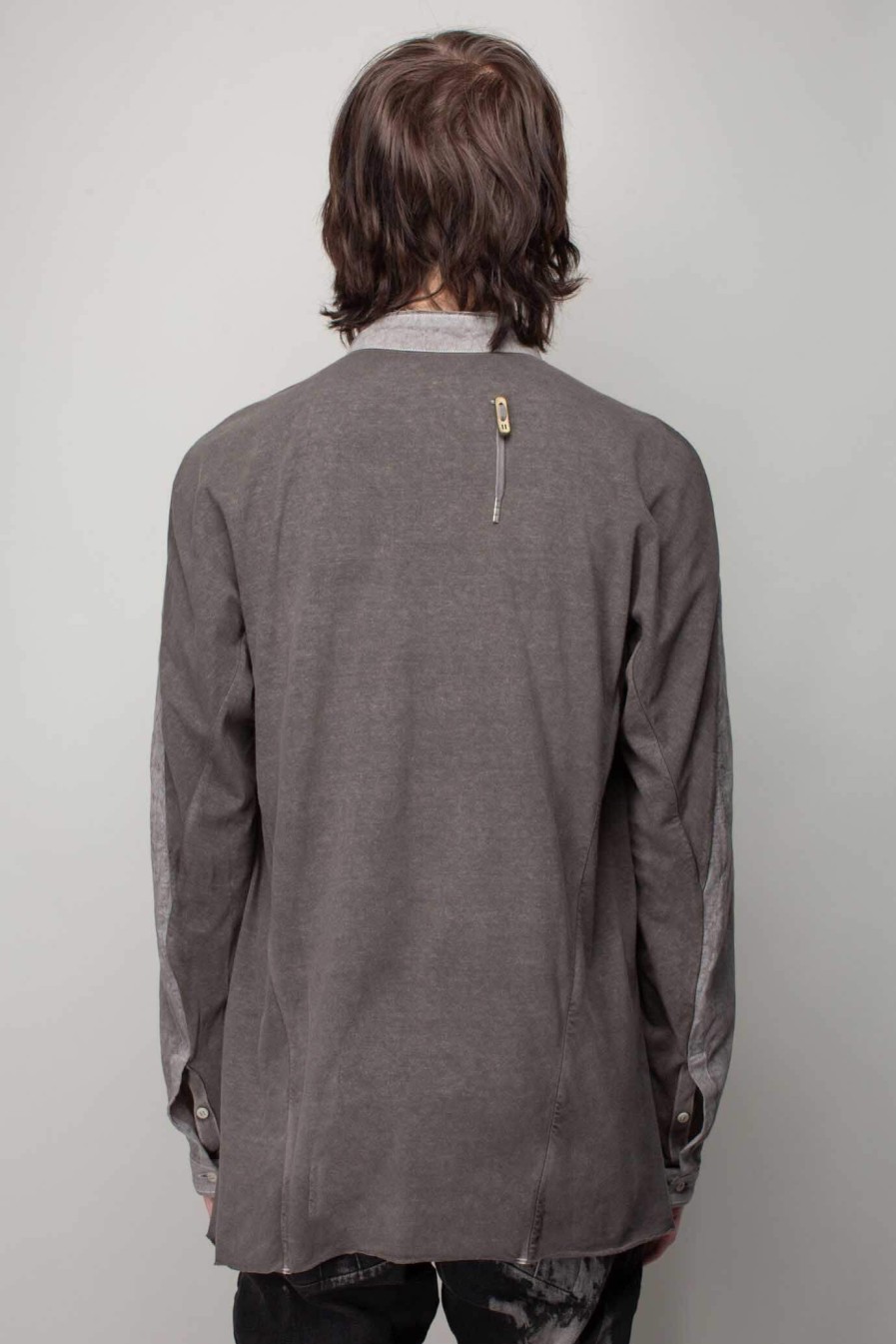 Overhemden | Boris Bidjan Saberi Shirt1 Carbon Grey