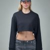 Truien | Courrèges Cocoon Fleece Cropped Sweater