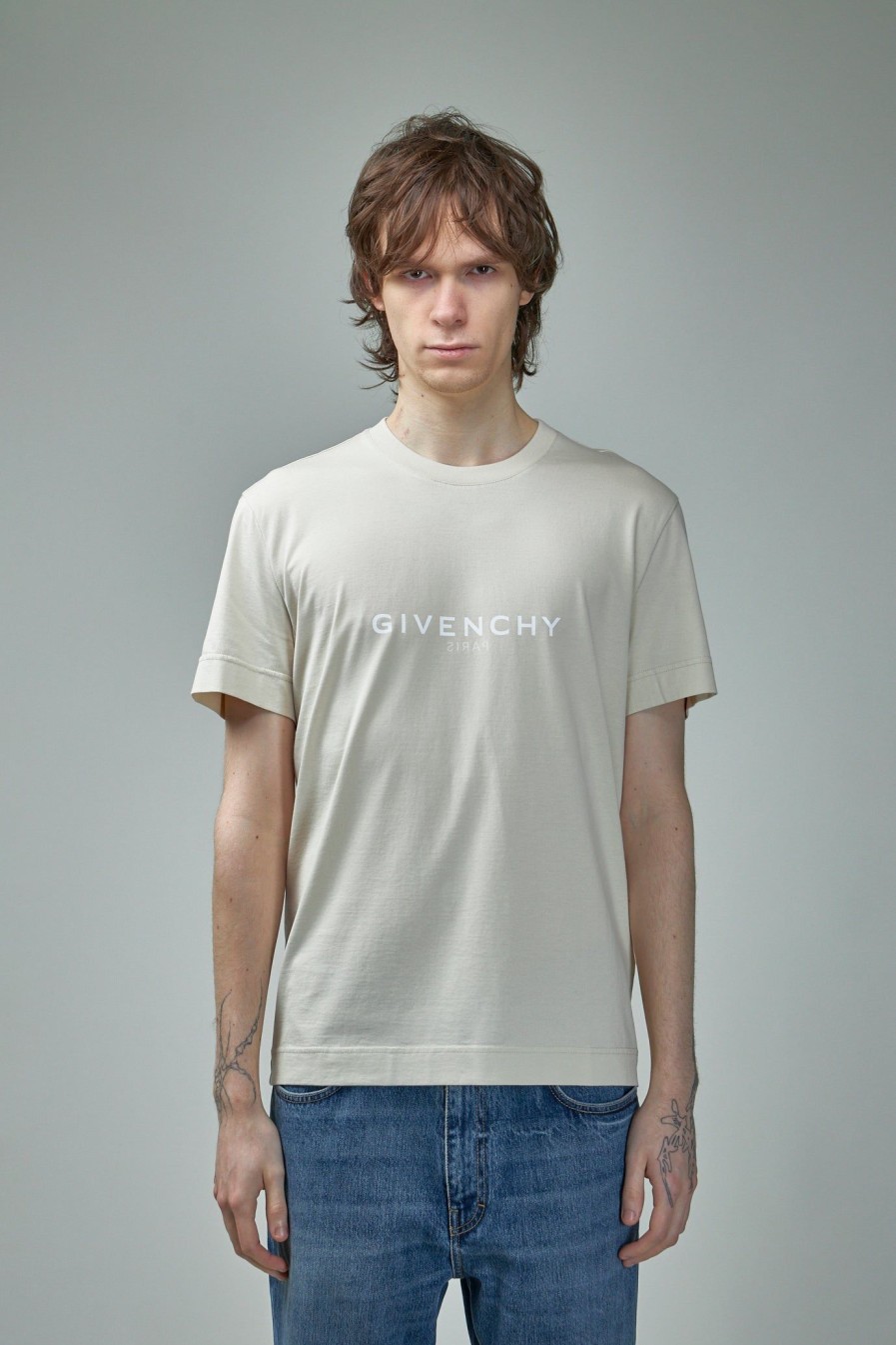 T-Shirts | Givenchy Slim Fit Reverse Print T-Shirt