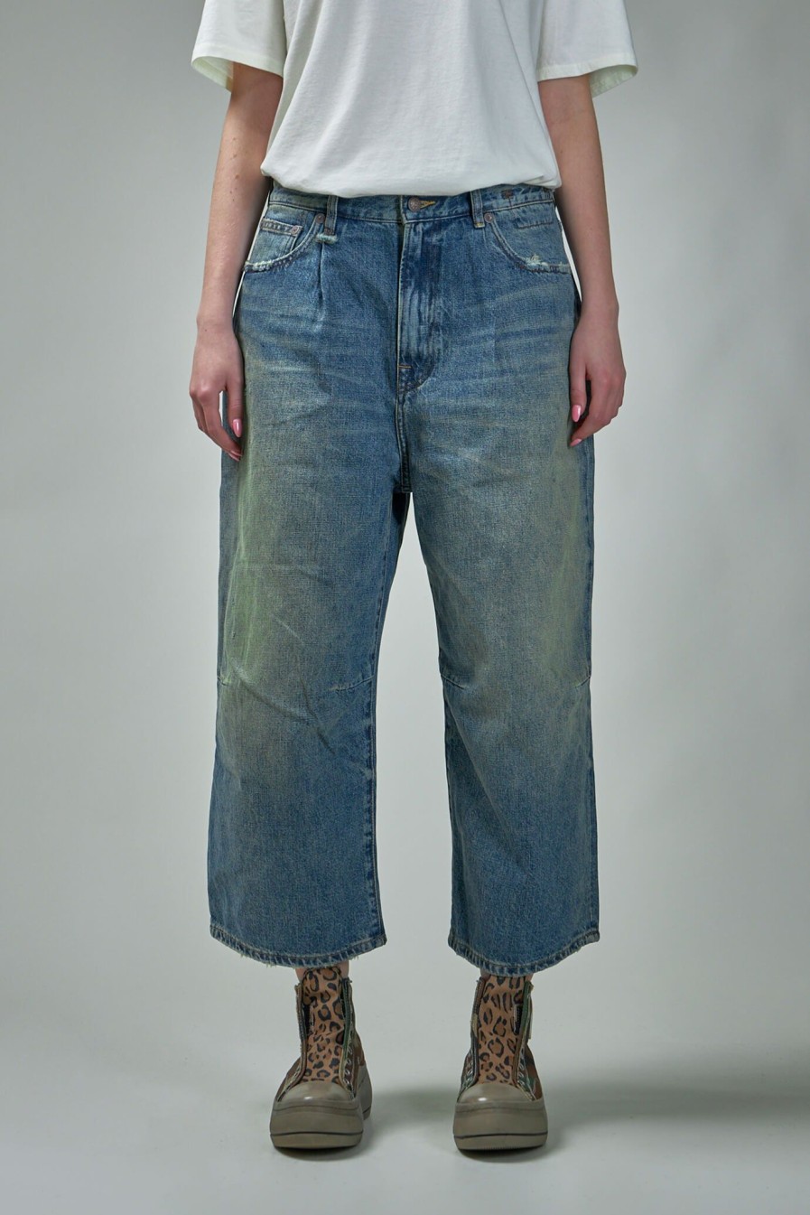 Jeans | R13 Crop Wide Leg Jean Clinton