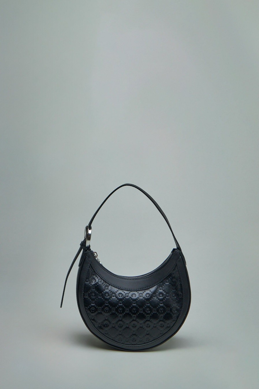 Handtassen Met Bovenhandvat | Marine Serre Embossed Leather Eclips Mini Bag