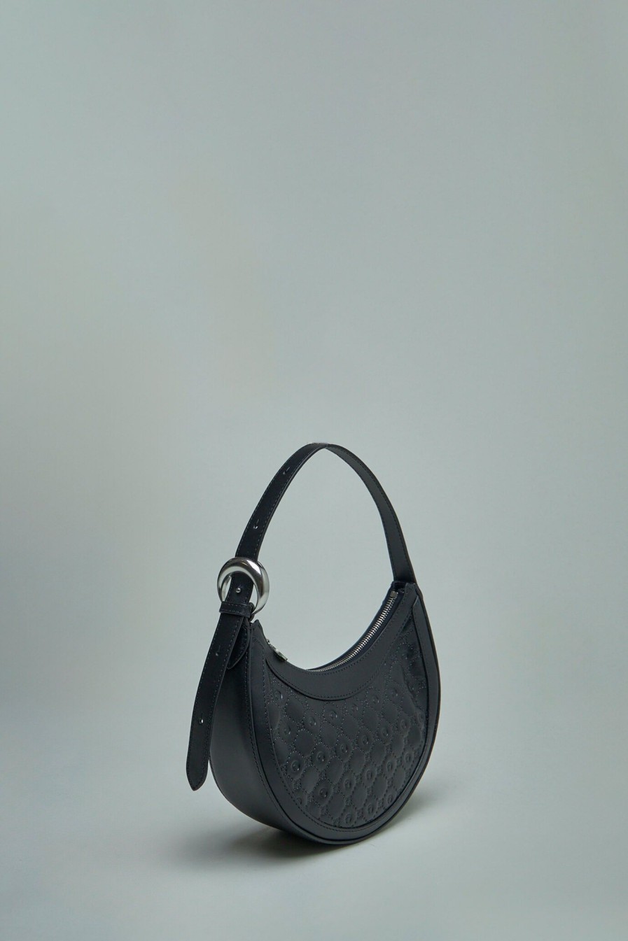 Handtassen Met Bovenhandvat | Marine Serre Embossed Leather Eclips Mini Bag