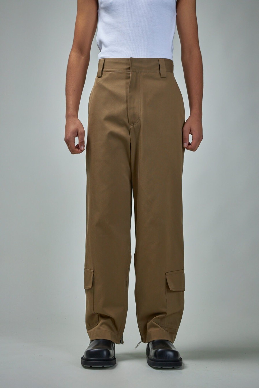 Broeken | Bottega Veneta Cotton Gabardine Cargo Trousers