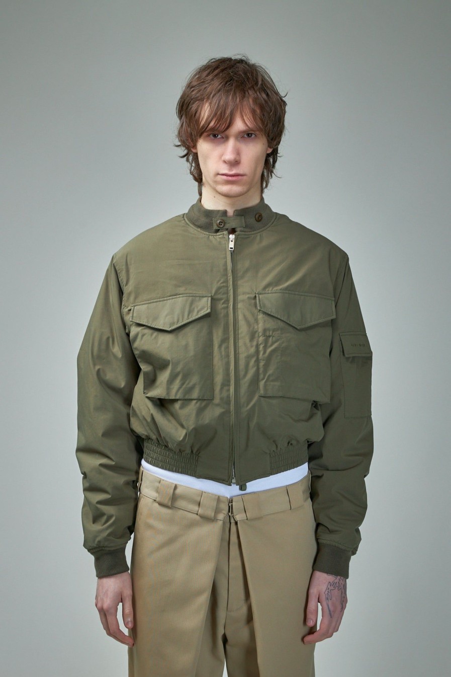 Bombers | Givenchy Cropped Military Bomber