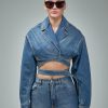 Jassen | Alaïa Crossover Jacket Stone Denim