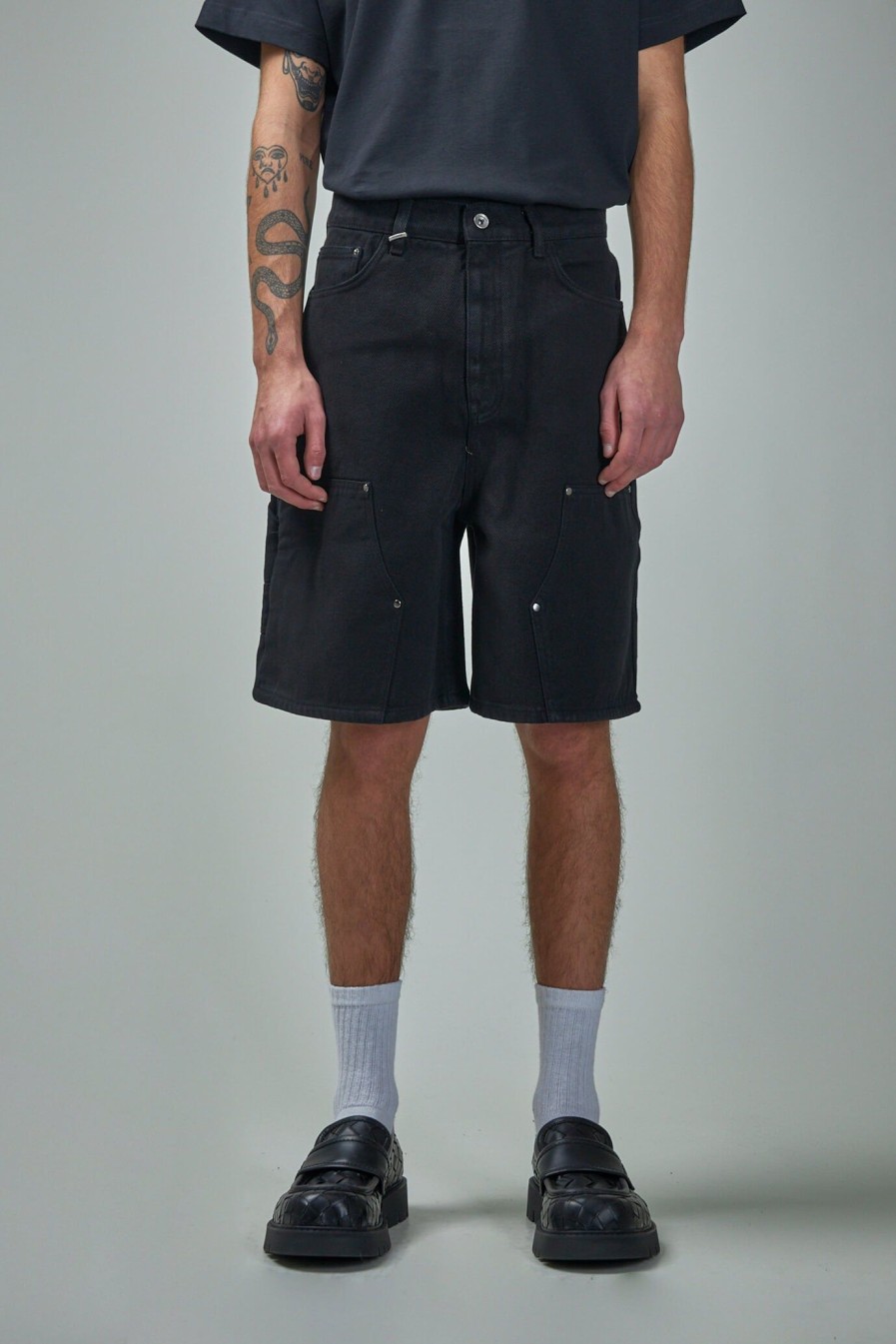 Korte Broeken | FLÂNEUR Carpenter Short Jeans