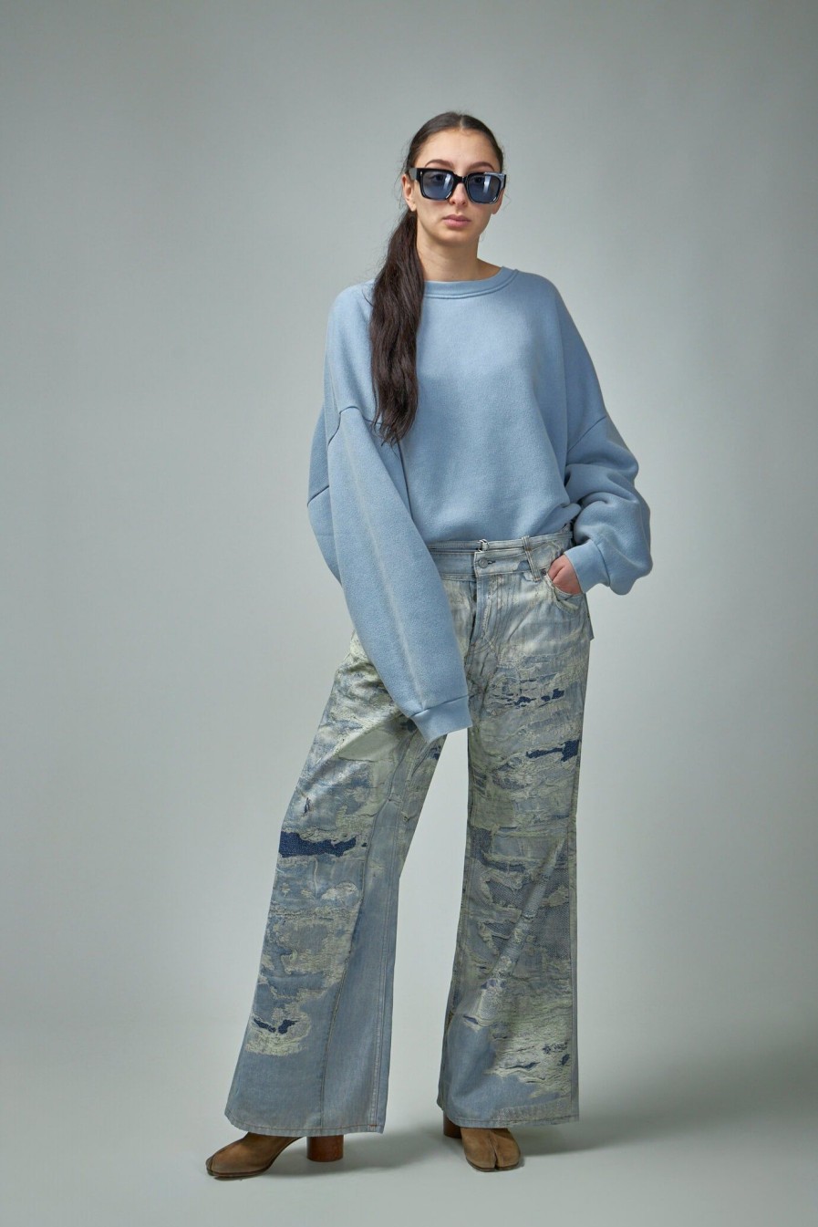 Jeans | Acne Studios Distressed Printedjeans