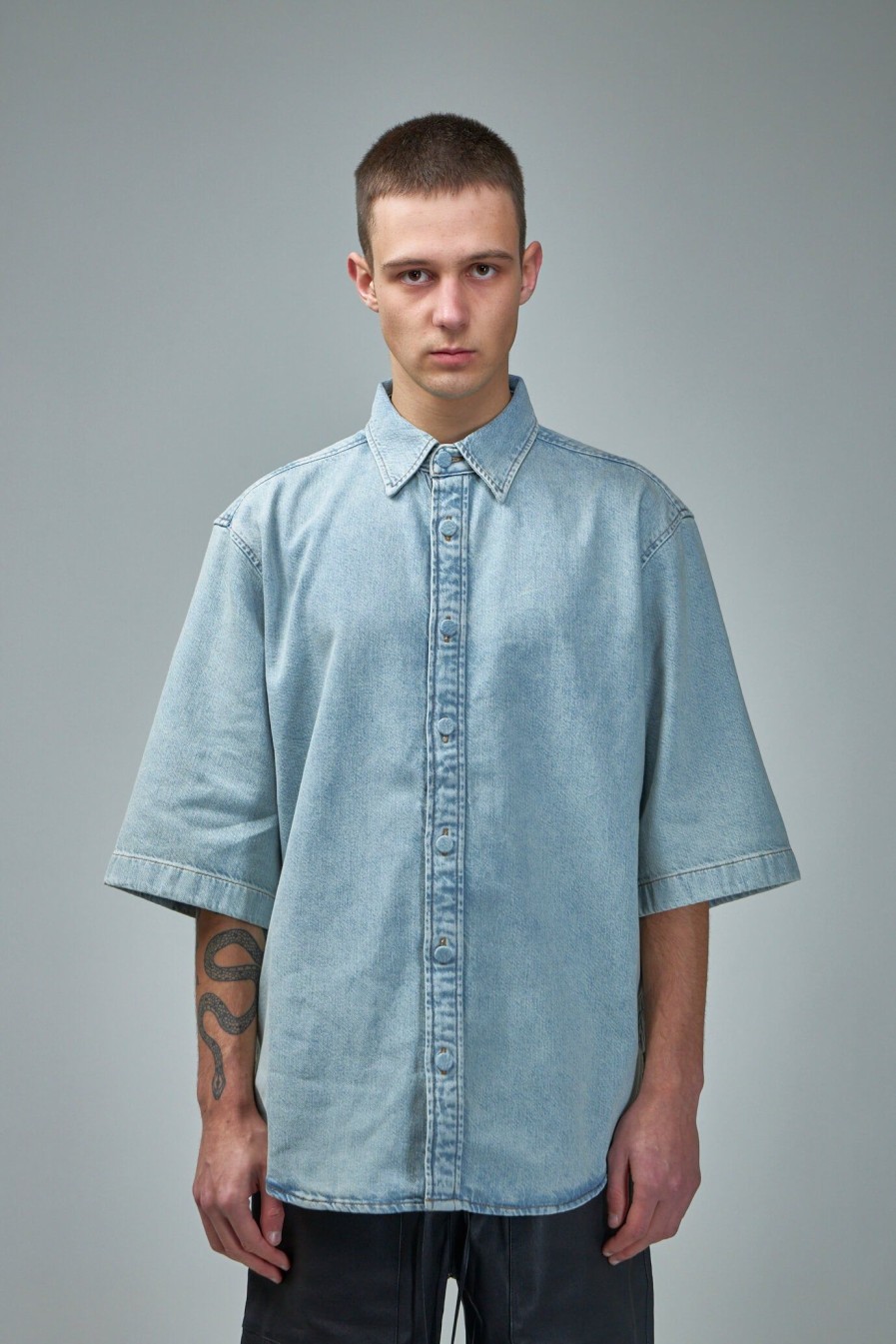 Overhemden | Acne Studios Denim Button-Up Shirt