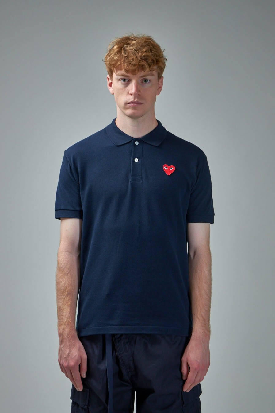 Polo | PLAY Comme des Garçons Mens Polo Knit