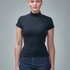 T-Shirts | Alaïa Turtleneck Top Compact Cotton Rib