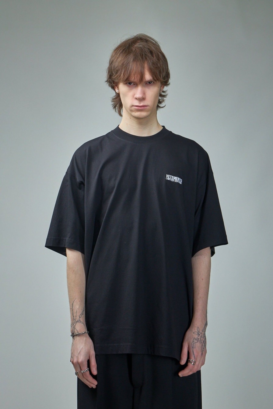 T-Shirts | Vetements Embroidered Logo T-Shirt