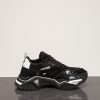 Lage Sneakers | Calvin Klein 205W39NYC Strike Sneaker Grain Black