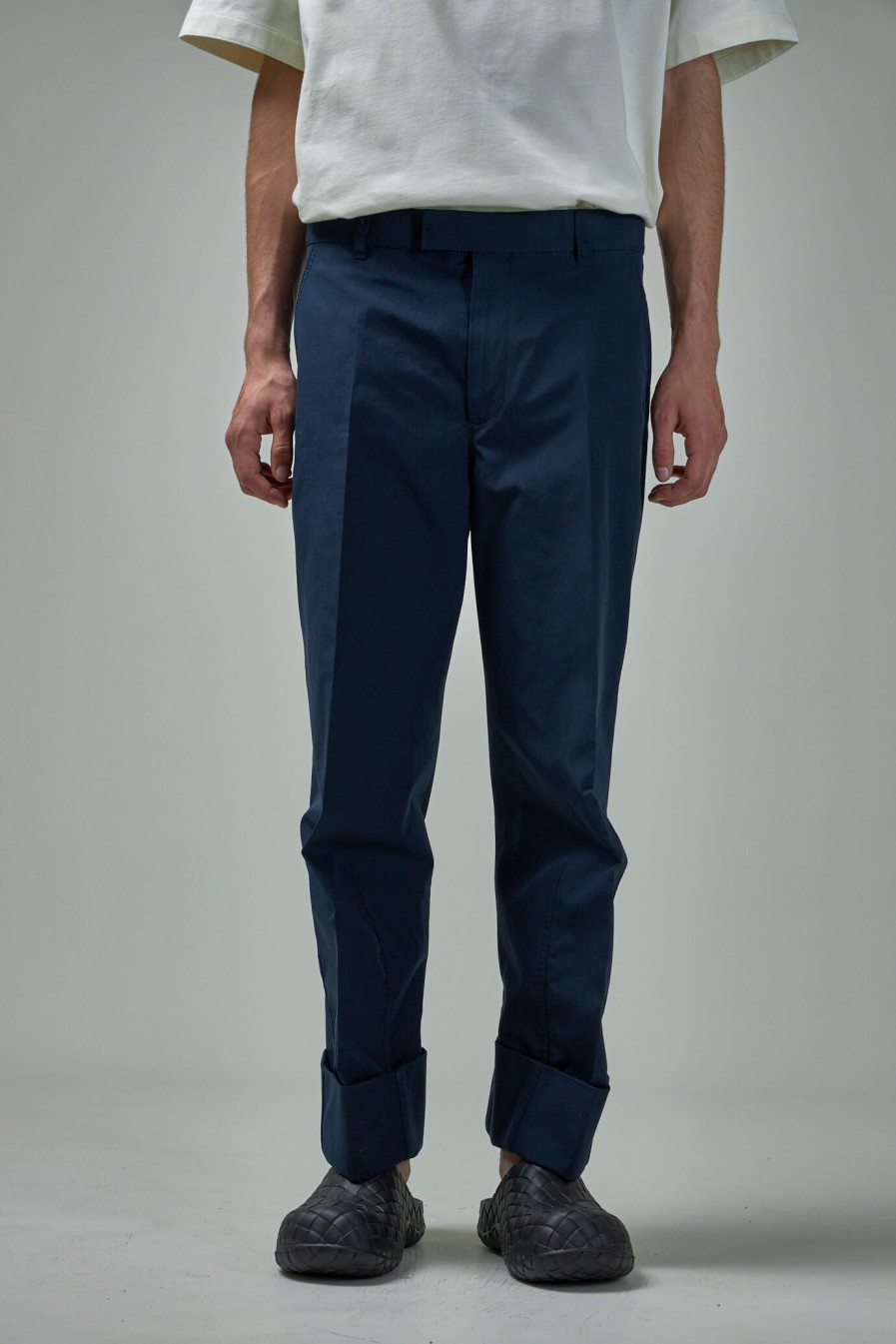 Broeken | Bottega Veneta Compact Cot Canvas Trousers