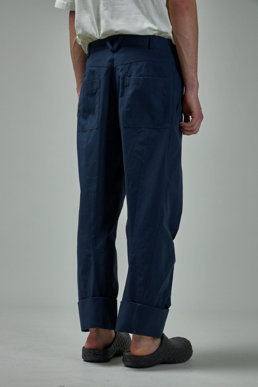 Broeken | Bottega Veneta Compact Cot Canvas Trousers