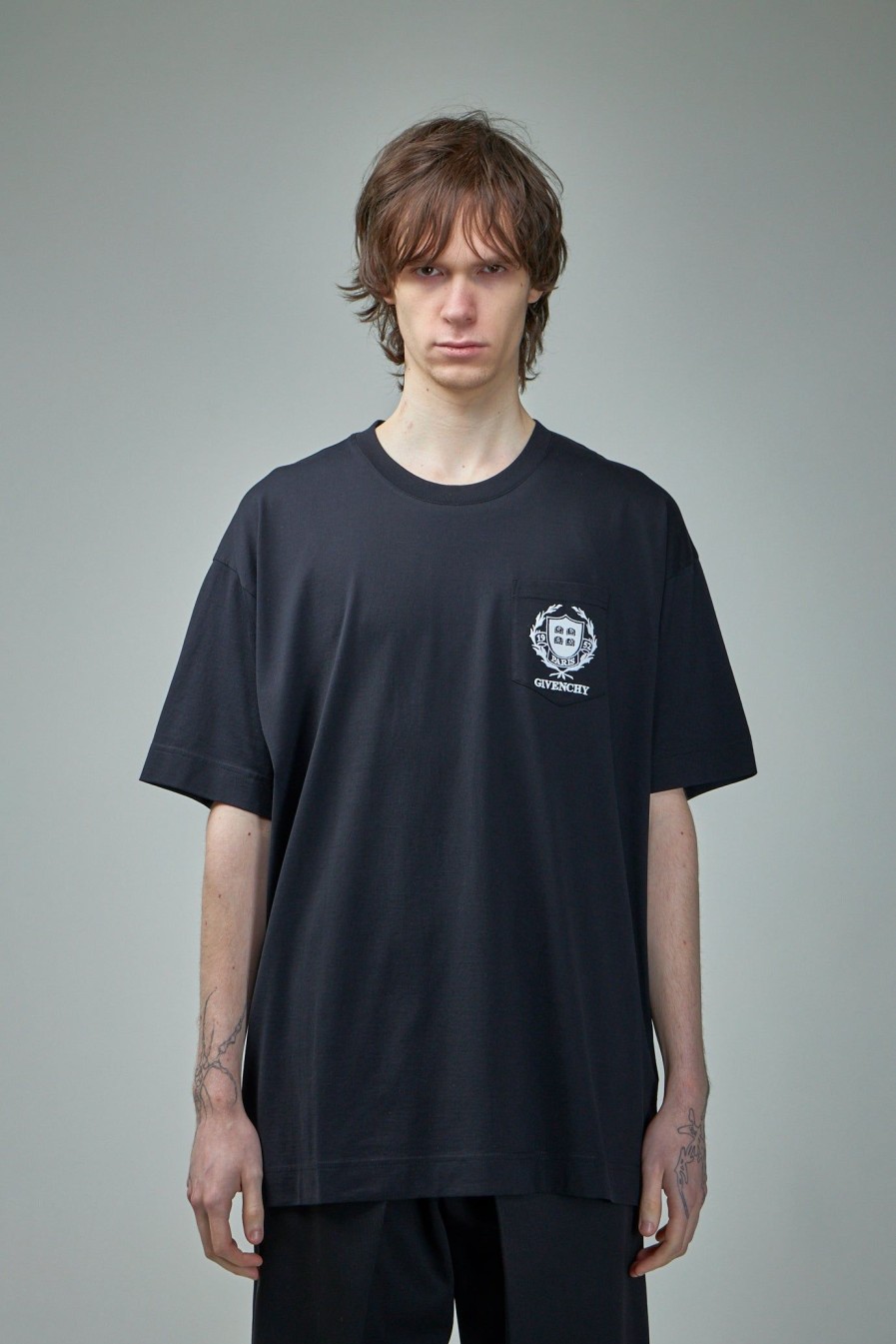 T-Shirts | Givenchy Casual Short Sleeve Front Pocket Base