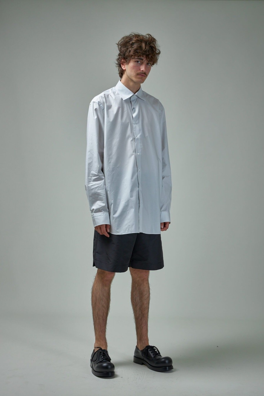 Overhemden | Raf Simons Big Fit Classic Shirt Grand Amour Print Back