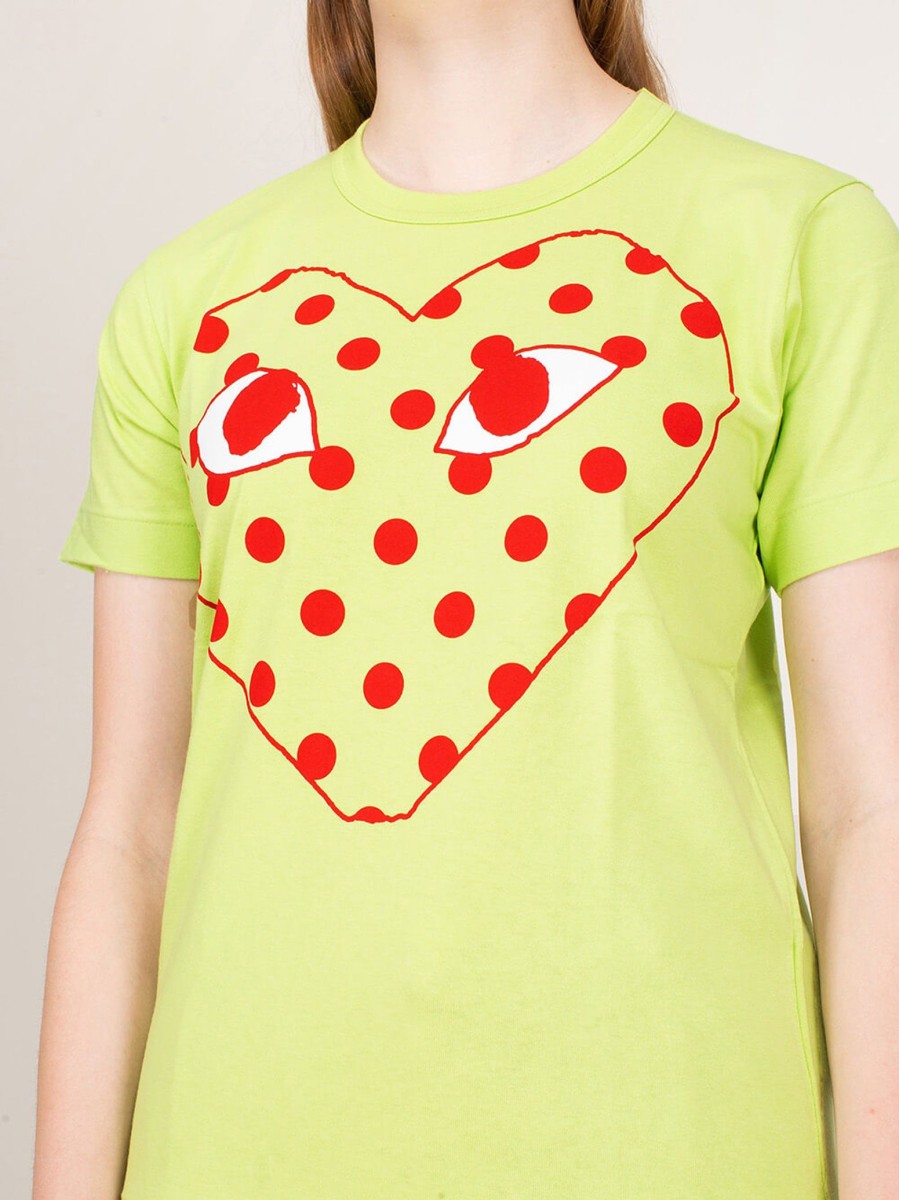 T-Shirts | PLAY Comme des Garçons Ladies T-Shirt Polkadot