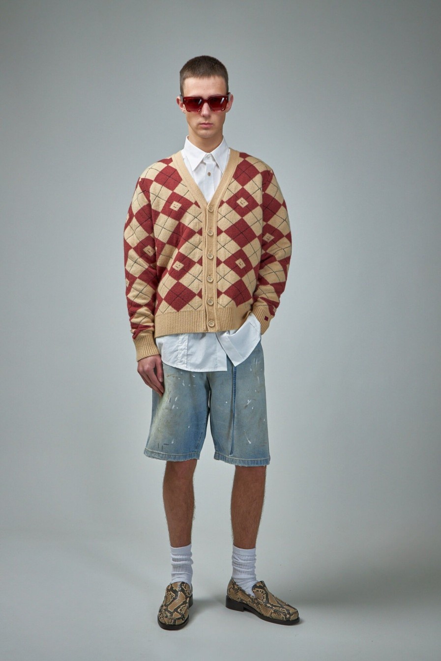 Korte Broeken | Acne Studios Loose Fit Denim Shorts