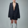 Jurken | Courrèges Hyperbole Hooded Fleece Dress