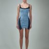 Jurken | Mugler Denim Jersey Dress