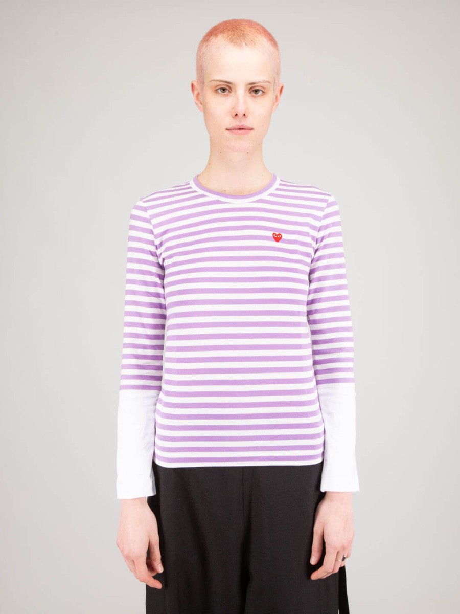 Longsleeves | PLAY Comme des Garçons Ladies T-Shirt Knit