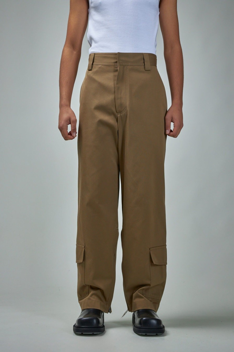 Cargo | Bottega Veneta Cotton Gabardine Cargo Trousers