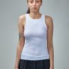 Tanks Tops | Ganni Soft Cotton Rib Tank Top