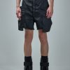 Korte Broeken | Rick Owens Shorts In Denim Stefan Cargo Shorts