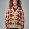 Cardigans | Acne Studios Argyle Jacquared Cardigan