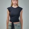 T-Shirts | Vetements Vetements Blackout Wrap Top