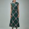 Jurken | Burberry Check Wool Dress