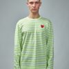 Longsleeves | PLAY Comme des Garçons Mens Longsleeve Striped