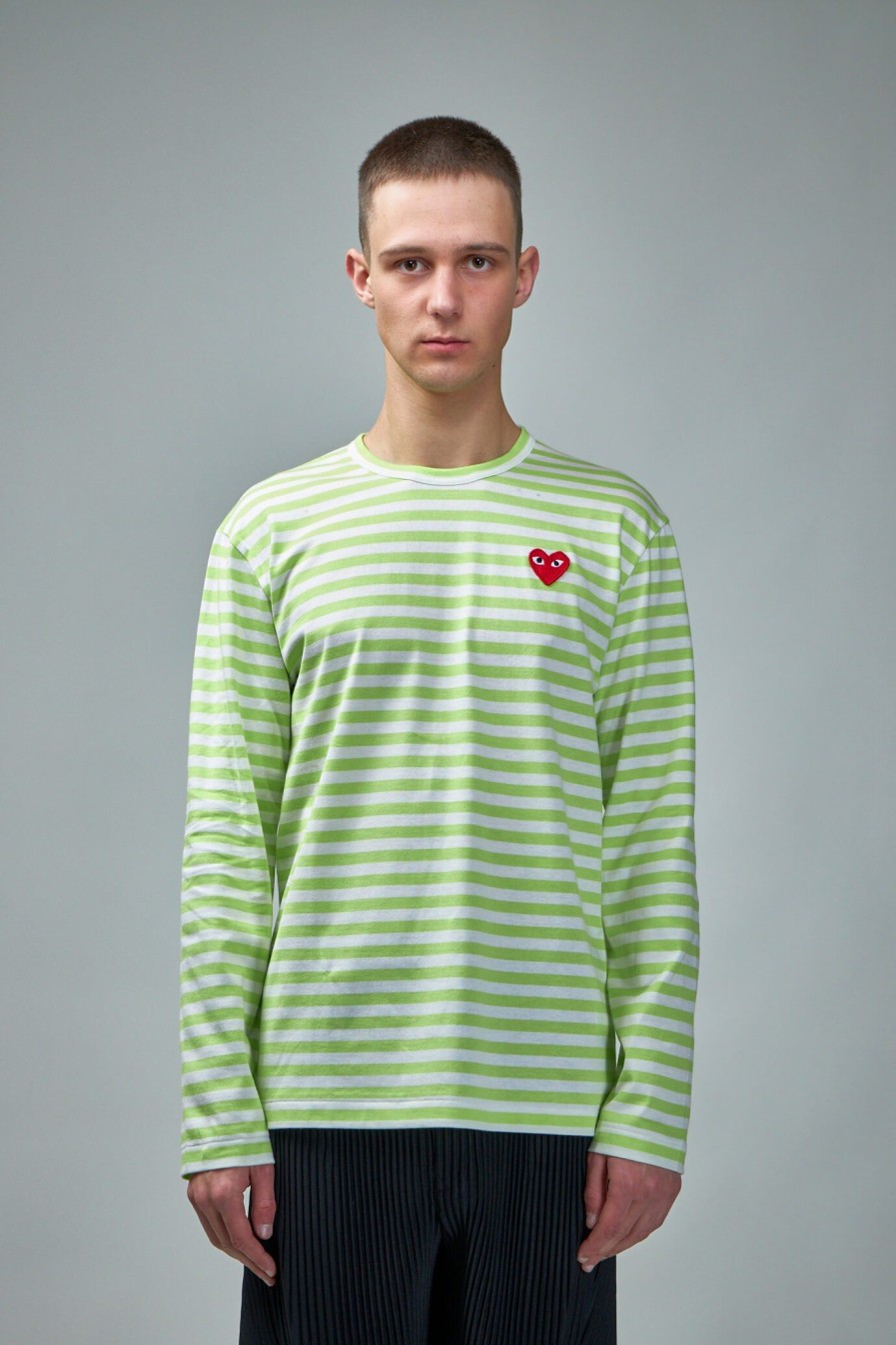 Longsleeves | PLAY Comme des Garçons Mens Longsleeve Striped