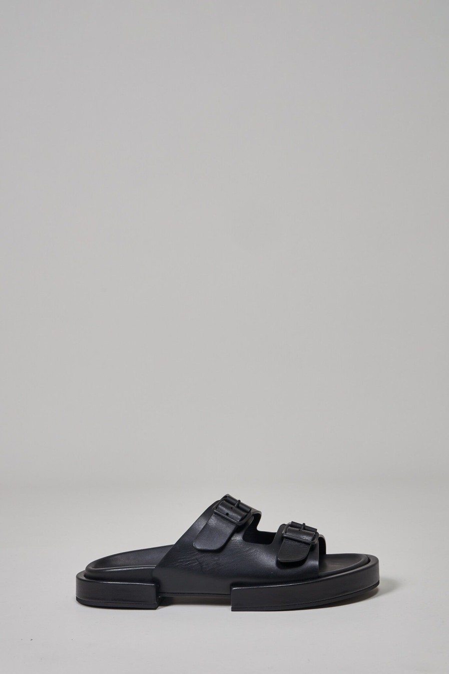 Sandalen & Slippers | Ann Demeulemeester Henri Block Sandals Elbamat, Black